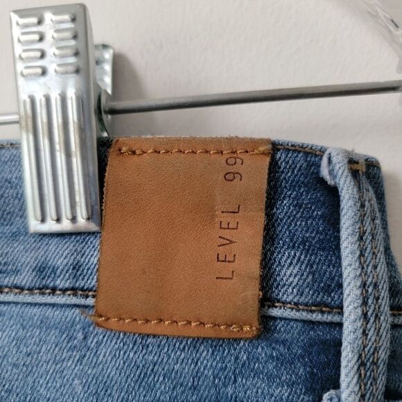 ANTHROPOLOGIE LEVEL 99 High Rise Skinny Jeans Nostalgic Blue Wash 1412109 Sz 29 - Picture 5 of 12